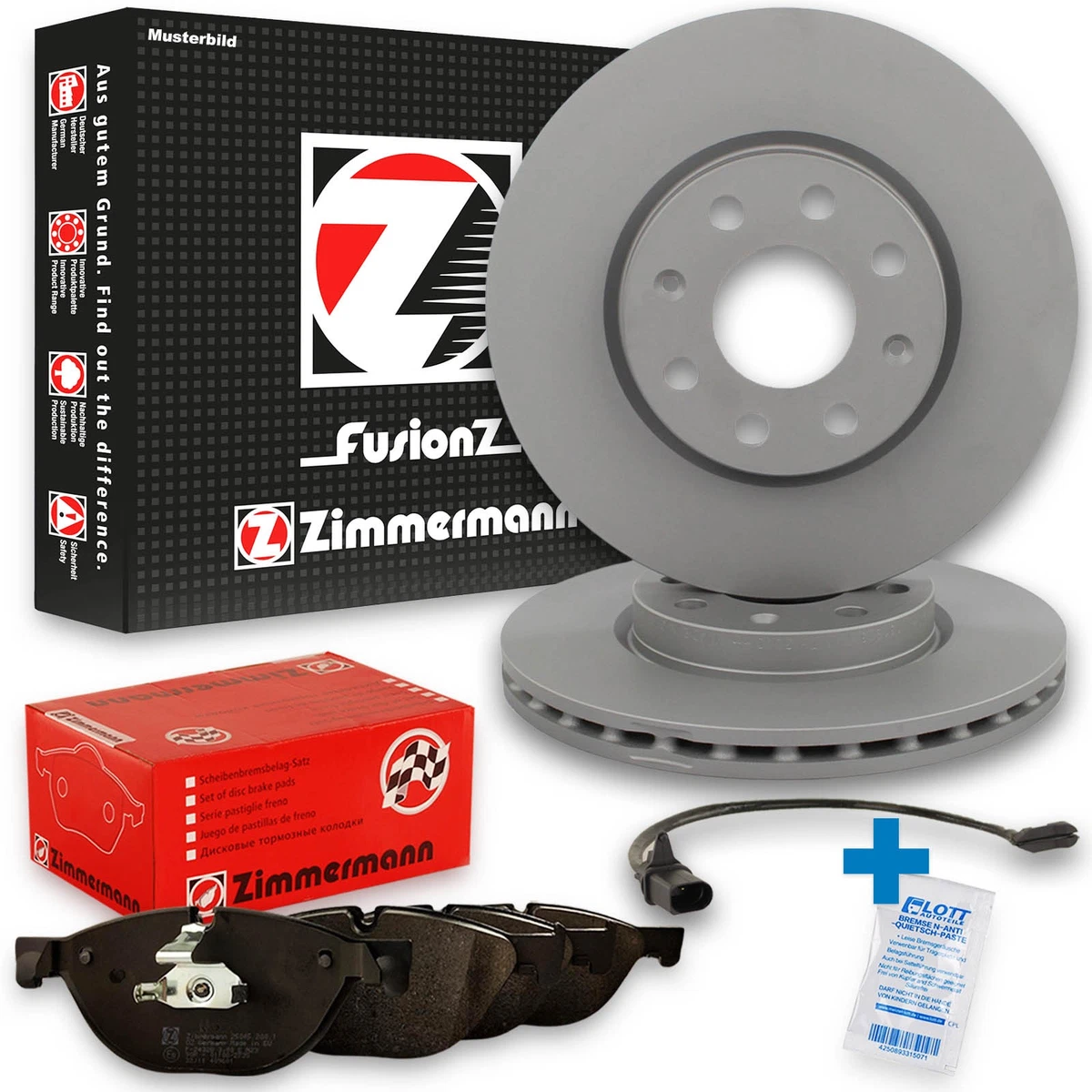 Гальмівні диски та колодки Zimmermann для Opel Vectra B: Безпека та Надійність