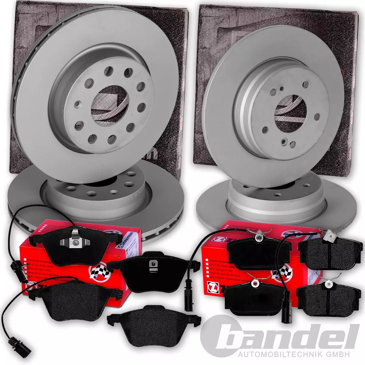 Гальмівні колодки та диски Zimmermann для VW GOLF IV — безпека і якість